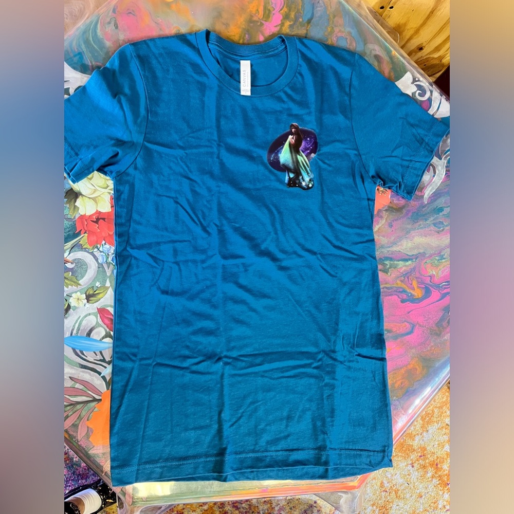NEW Bella & Canvas Ladies Aura Girl Deep Teal Tee